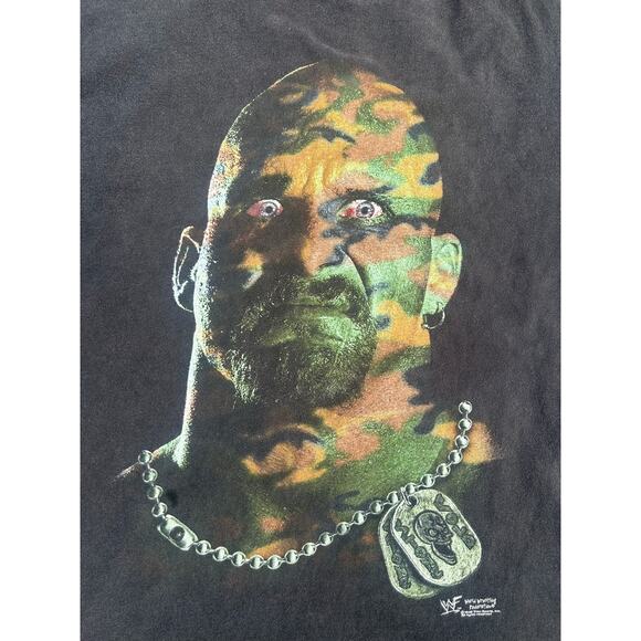 Vintage 1998 WWF Stone Cold Steve Austin 3:16 Camo Face Tee – Men’s XL - Picture 5 of 5